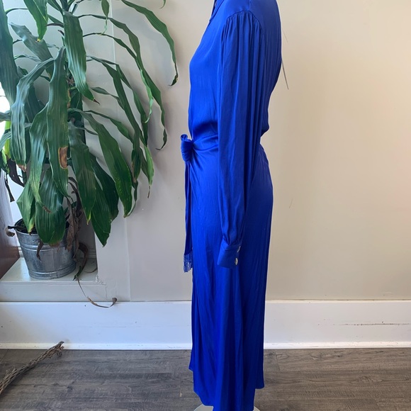NWT Farm Rio Blue Midi Dress - Picture 8 of 12